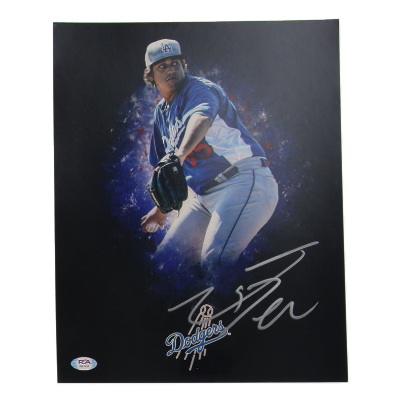 José De León Signed Dodgers 11x14 Photo (PSA)