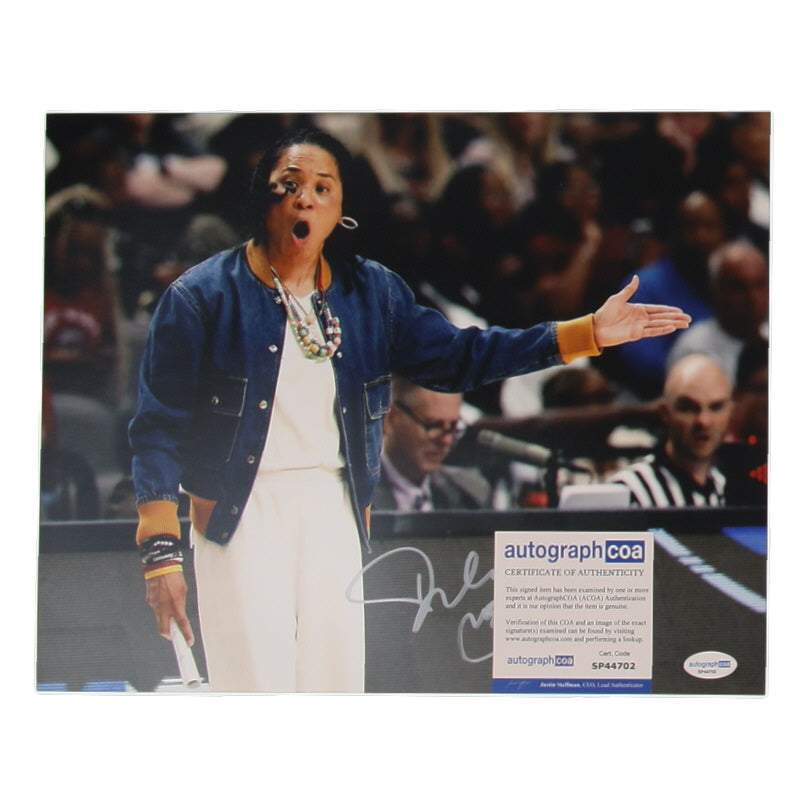 Dawn Staley Signed (ACOA) South Carolina Gamecocks 11x14 Photo - Head Coach