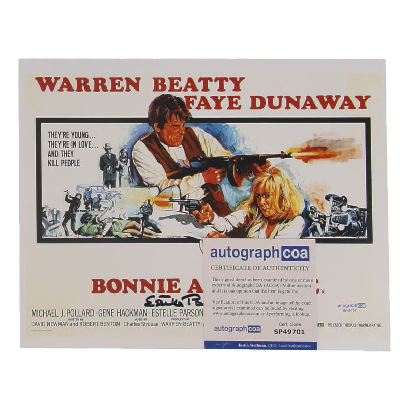 Estelle Parsons Signed (ACOA) "Bonnie and Clyde" 8x10 Photo - Blanche Barrow