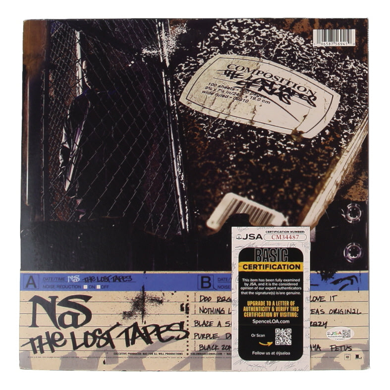 Nas Signed "The Lost Tapes" Vinyl Record Album (JSA) - Nasir Jones