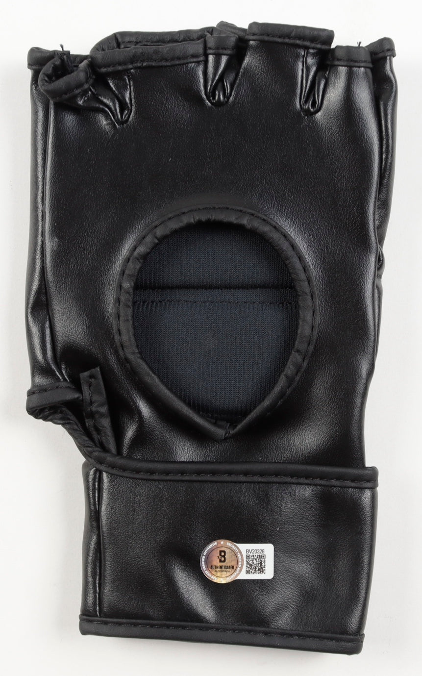 Demetrious Johnson Signed (Beckett) MMA Custom USA Glove - Beckett Witnessed