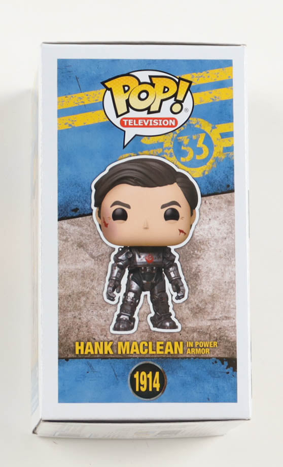 Kyle MacLachlan Signed (ACOA) "Fallout" #1914 Hank MacLean in Power Armor Funko Pop! Vinyl Figure