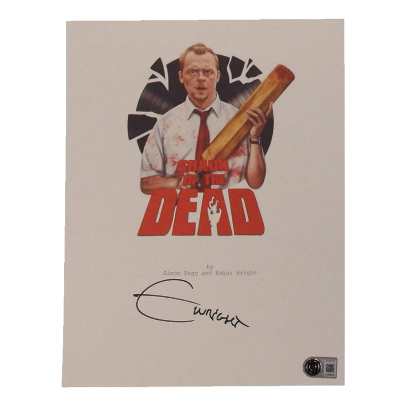 Edgar Wright Signed (Beckett) "Shaun Of The Dead" 8.5x11 Script Cover - Co-Creator