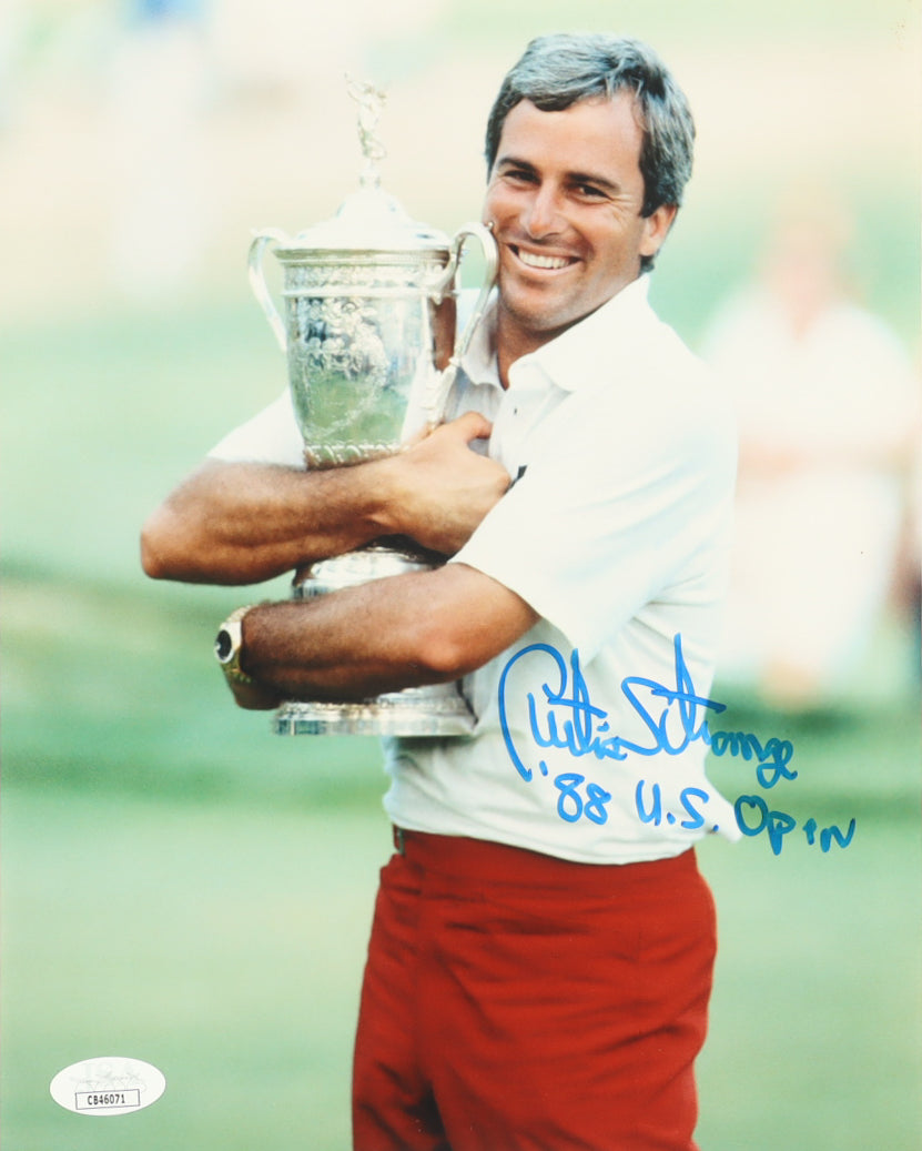 Curtis Strange Signed 8x10 Photo Inscribed "'88 U.S. Open" (JSA)