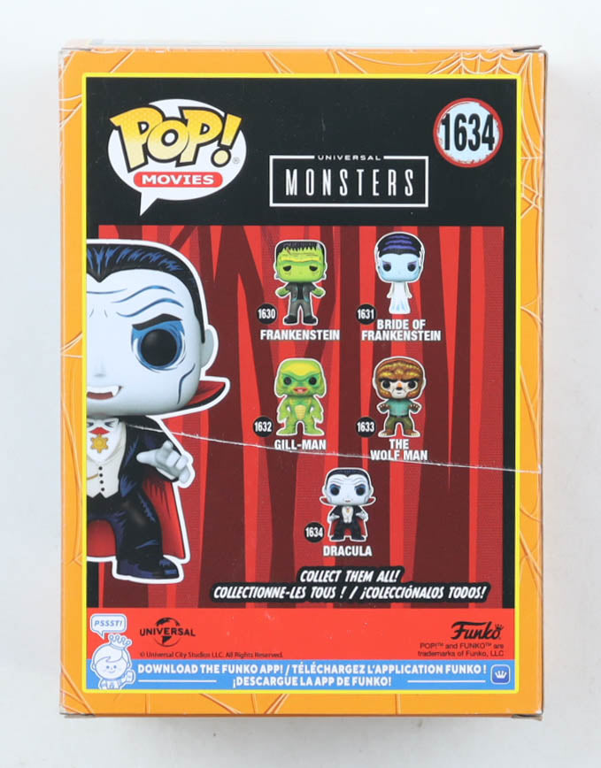 Caleb Landry Jones Signed (PSA) "Monsters" #1634 Dracula Funko Pop! Vinyl Figure - Tenth Doctor
