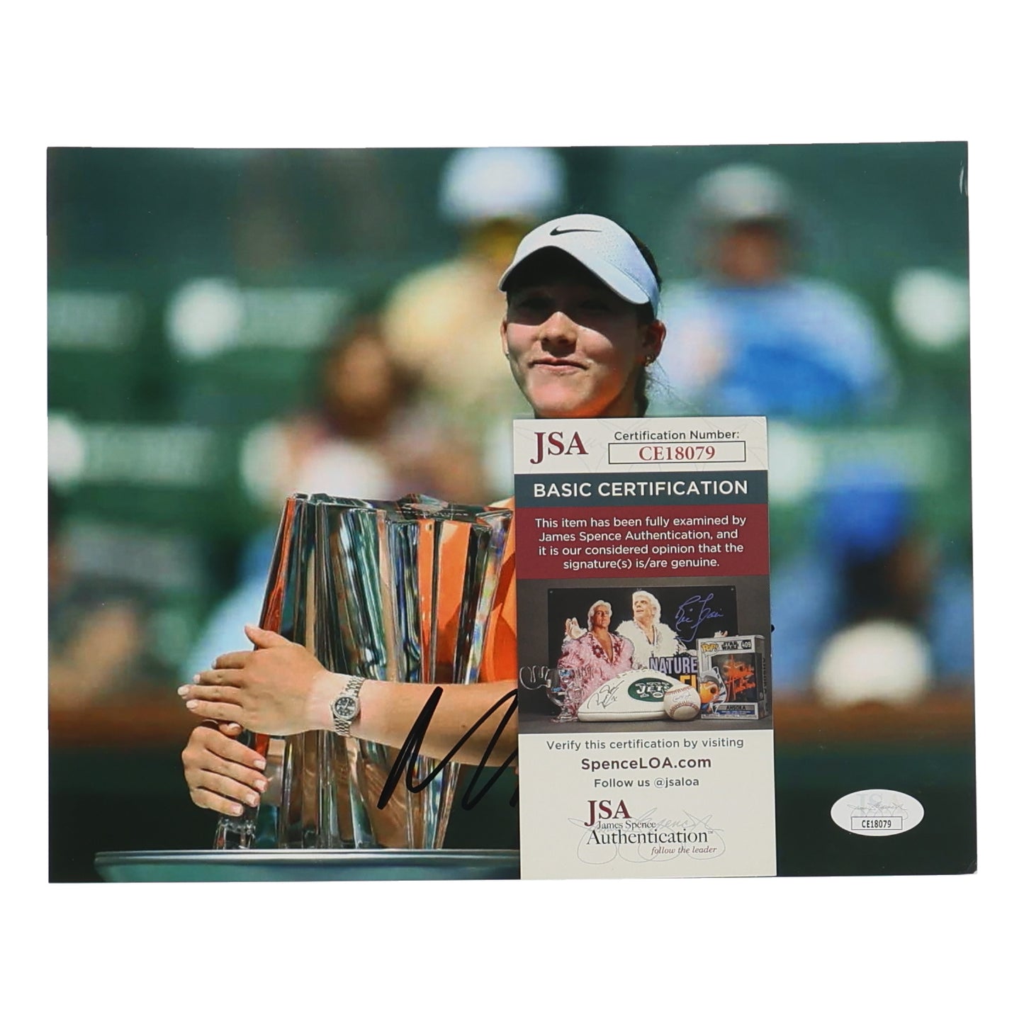 Mirra Andreeva Signed 8x10 Photo (JSA)