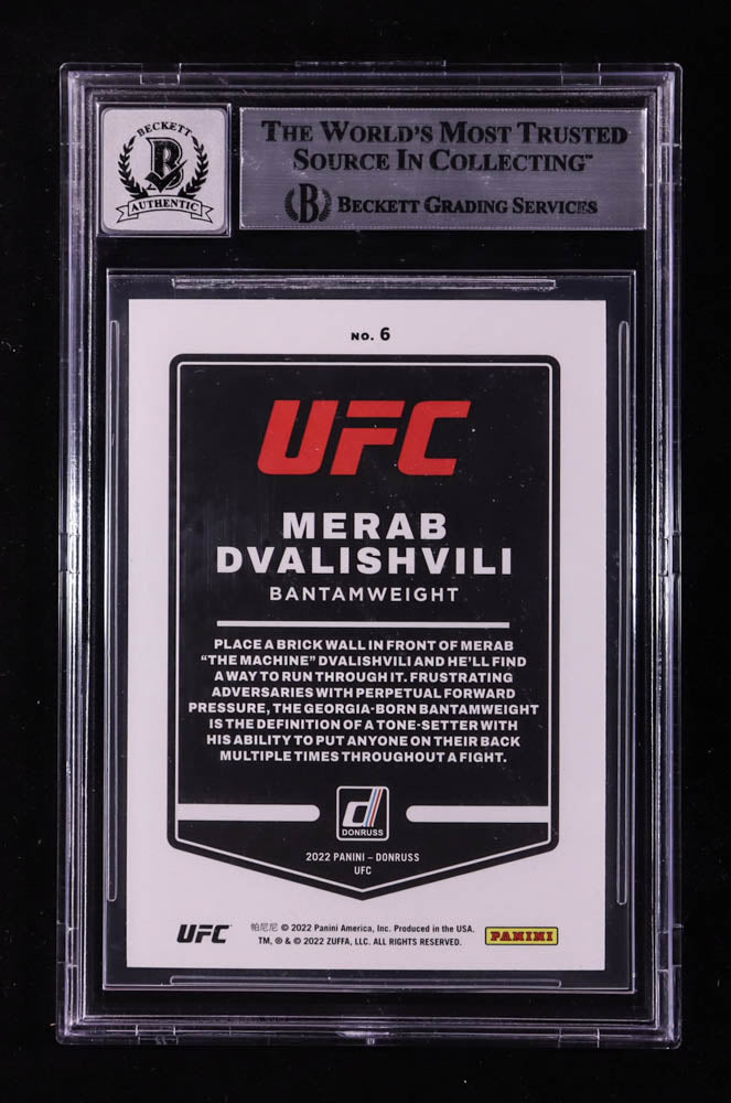 Michael Chandler Signed 2021 Donruss UFC RR #27 RC (BGS | Autograph Graded BGS 10) Rookie Card