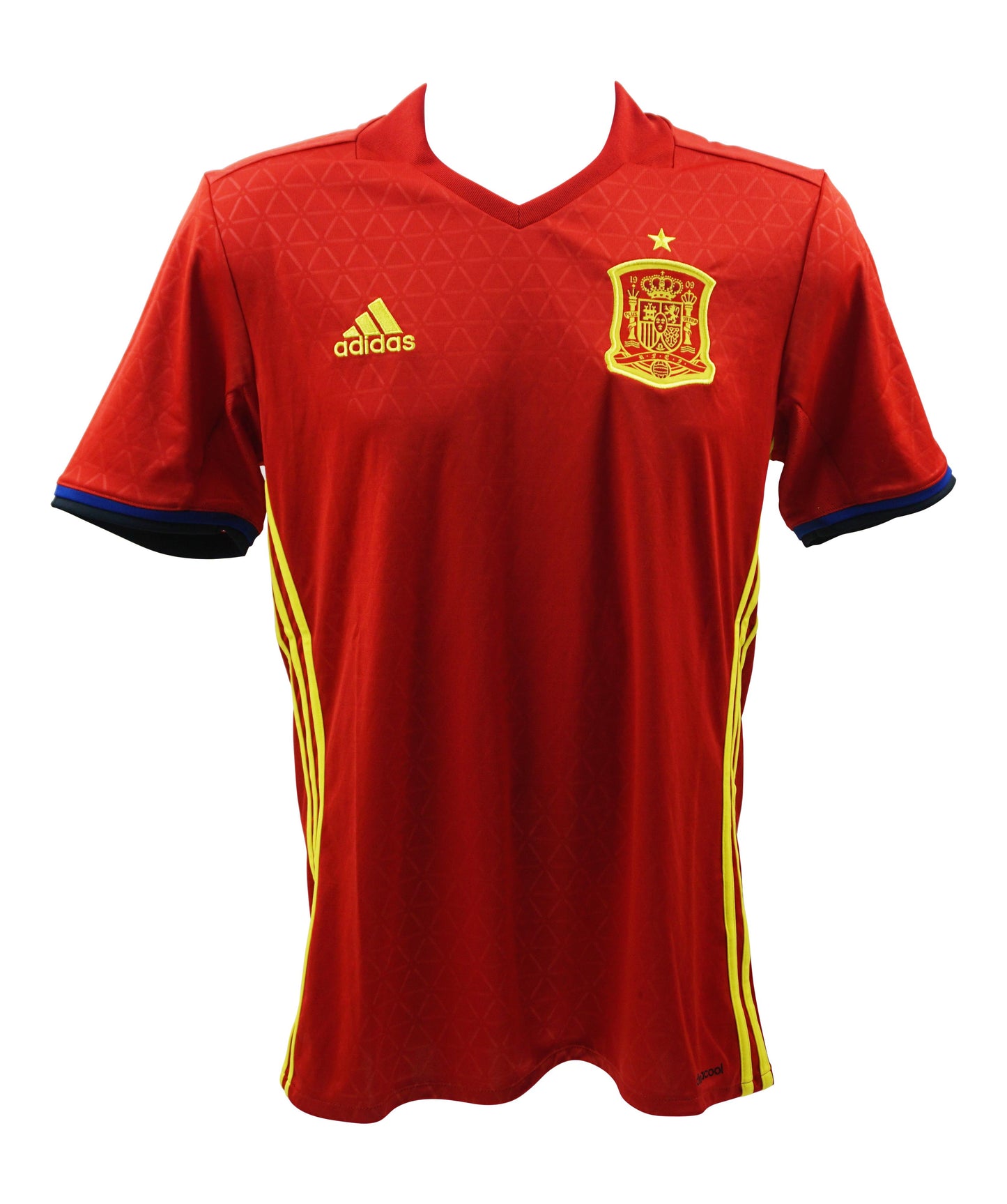 David Villa Signed (Beckett) Spain Adidas Authentic Jersey