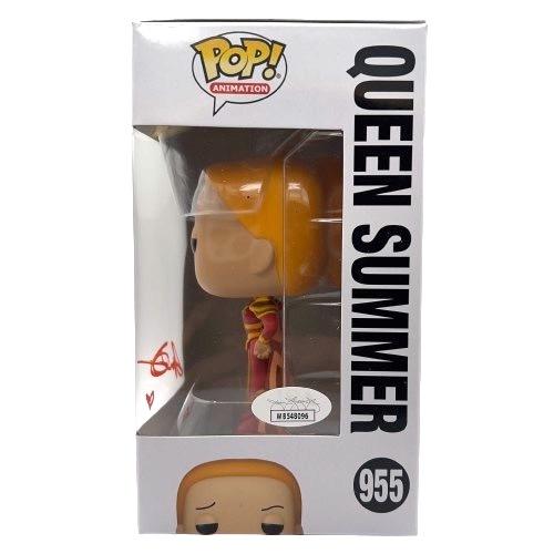 Spencer Grammer Signed (JSA) "Rick and Morty" #955 Queen Summer Funko POP! Vinyl Figure - JSA Witnessed
