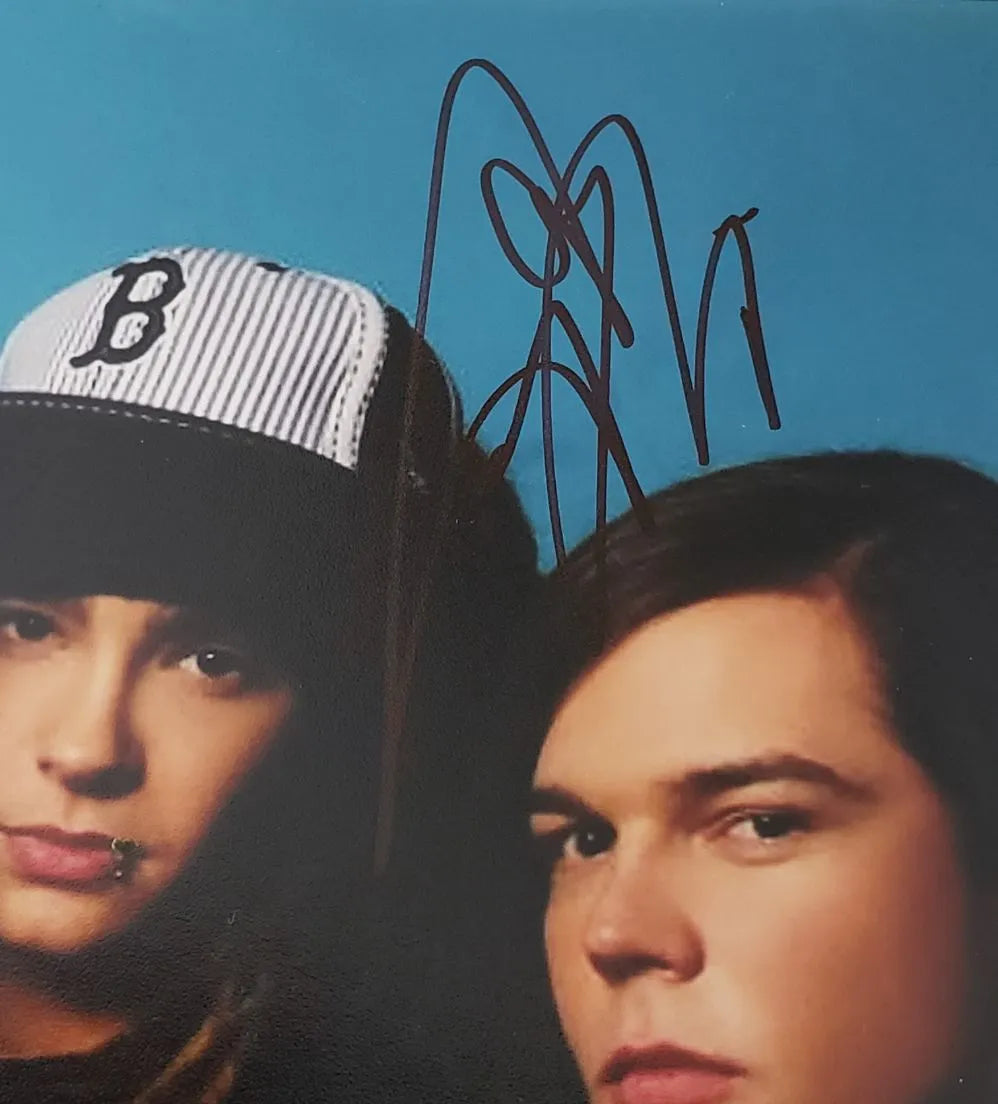 Tom & Bill Kaulitz Signed 11×14 Photo (JSA COA) - Tokio Hotel