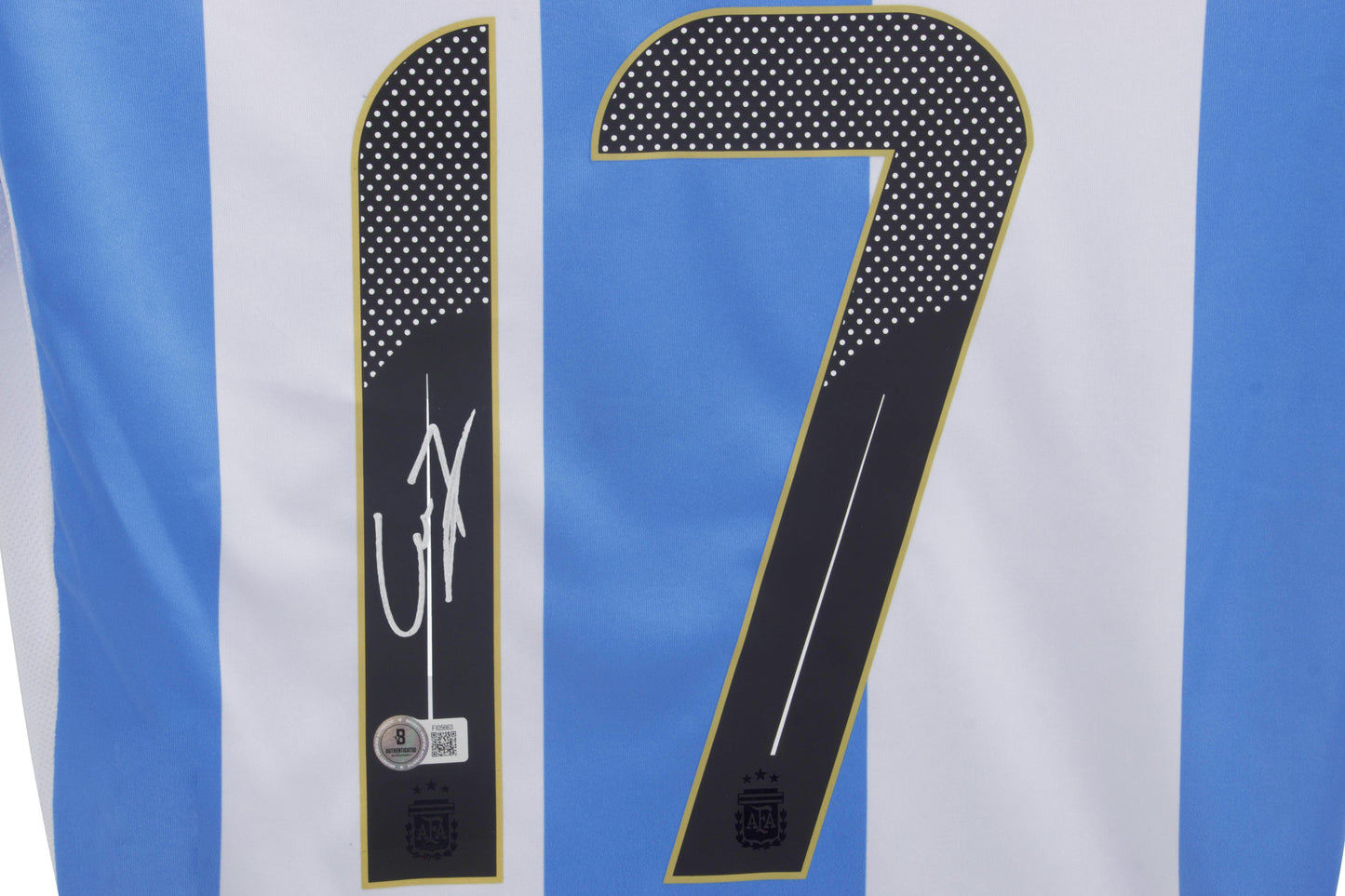 Alejandro Garnacho Signed Argentina Jersey (Beckett)