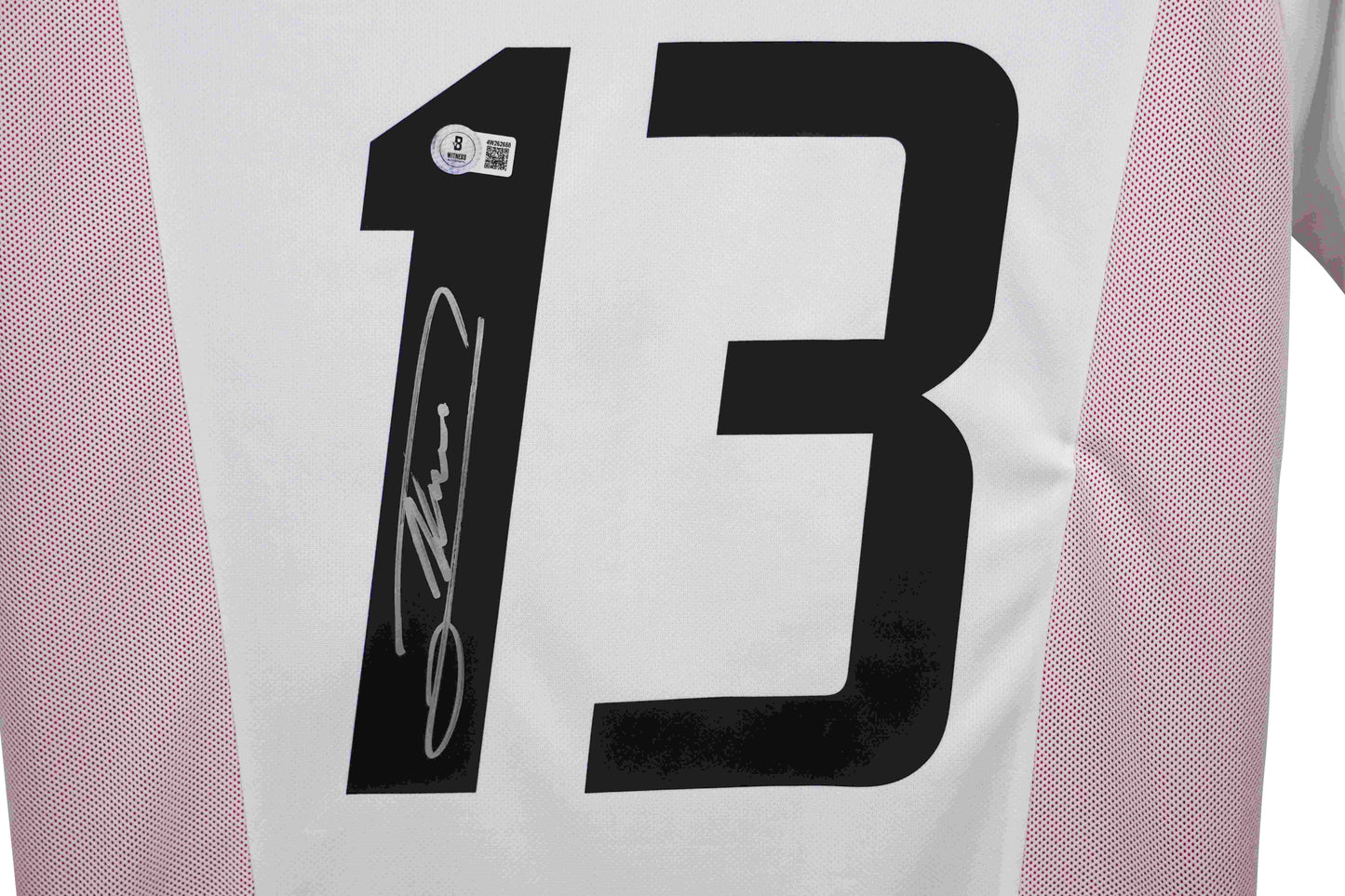 Alessandro Nesta Signed (Beckett) AC Milan Adidas Authentic Jersey
