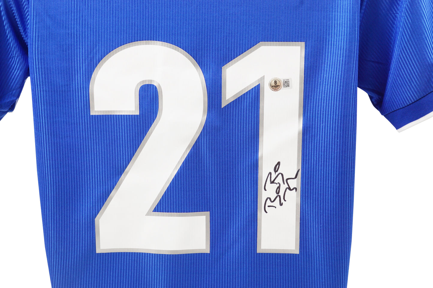 Christian Vieri Signed Italy Nike Authentic Jersey (Beckett)