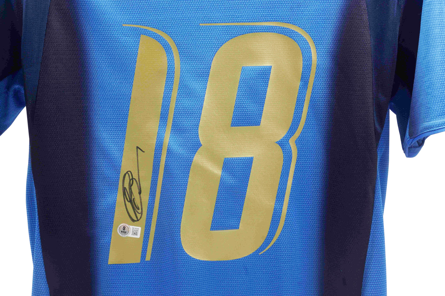 Filippo Inzaghi Signed Italy Puma Authentic Jersey (Beckett)