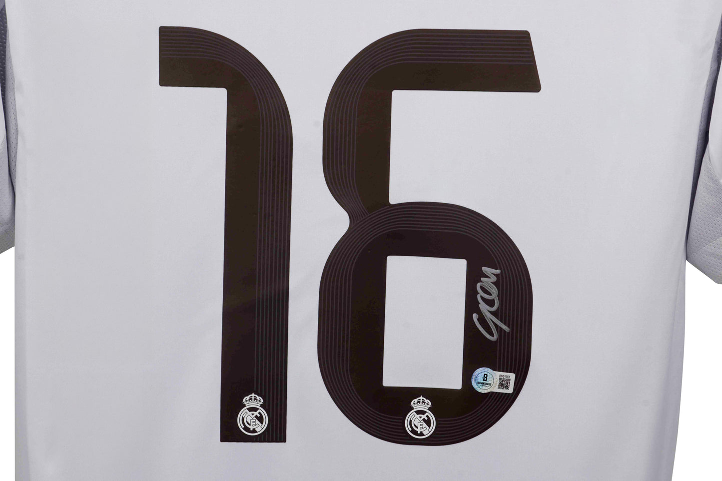 Gonzalo Garcia Signed (Beckett) Real Madrid Adidas Authentic Jersey