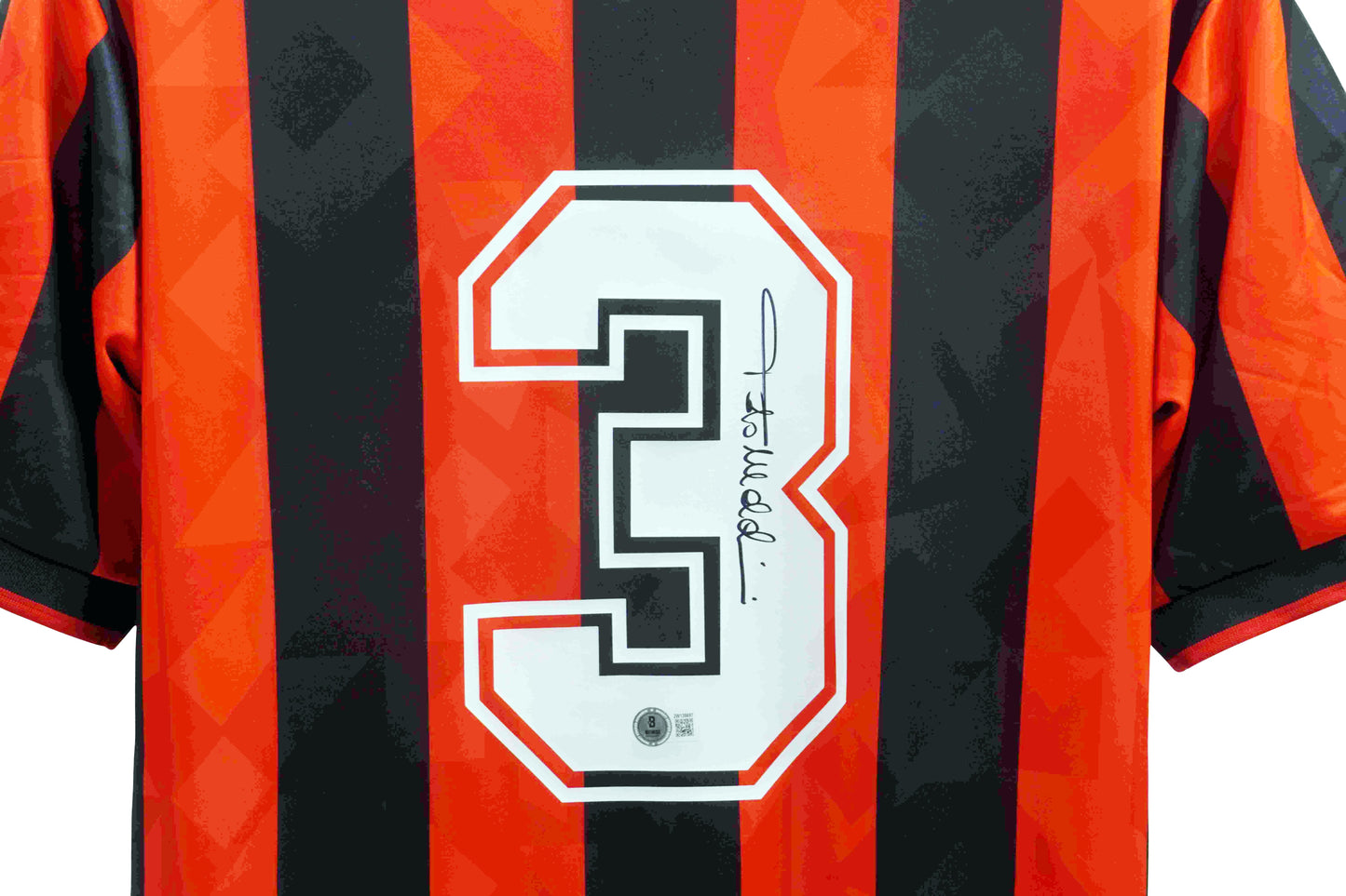 Paolo Maldini Signed AC Milan Lotto Authentic Jersey (Beckett)