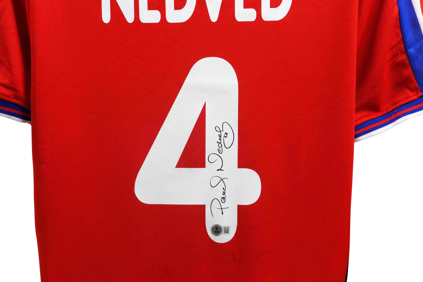 Pavel Nedved Signed (Beckett) S.S Lazio Puma Authentic Jersey