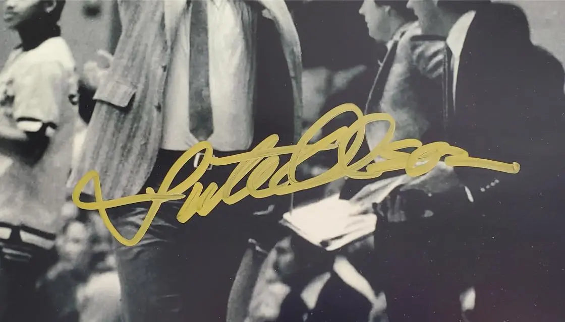 Lute Olson Signed Iowa Hawkeyes 11×14 Photo (JSA COA)