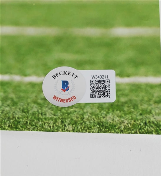 Brian Daboll Signed New York Giants 11x14 Photo (Beckett Witness Certified)