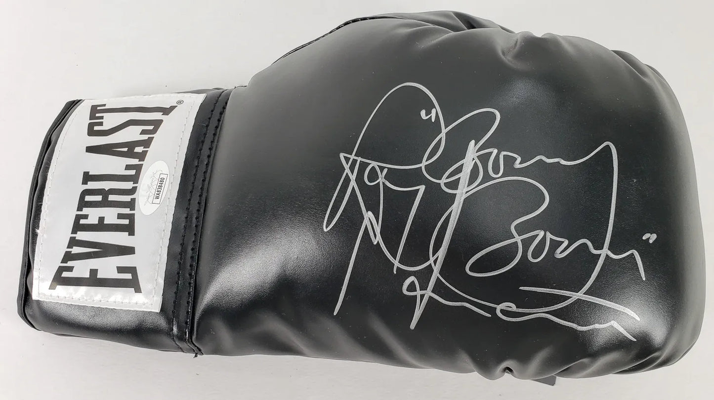 Ray ‘Boom Boom’ Mancini Signed Black Everlast Boxing Glove (JSA Witness COA)