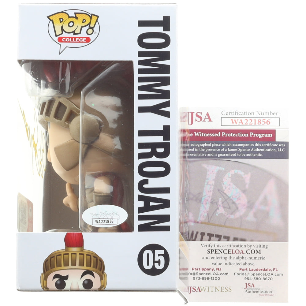 O. J. Simpson Signed (JSA) USC Trojans #05 Tommy Trojan Funko Pop! Vinyl Figure
