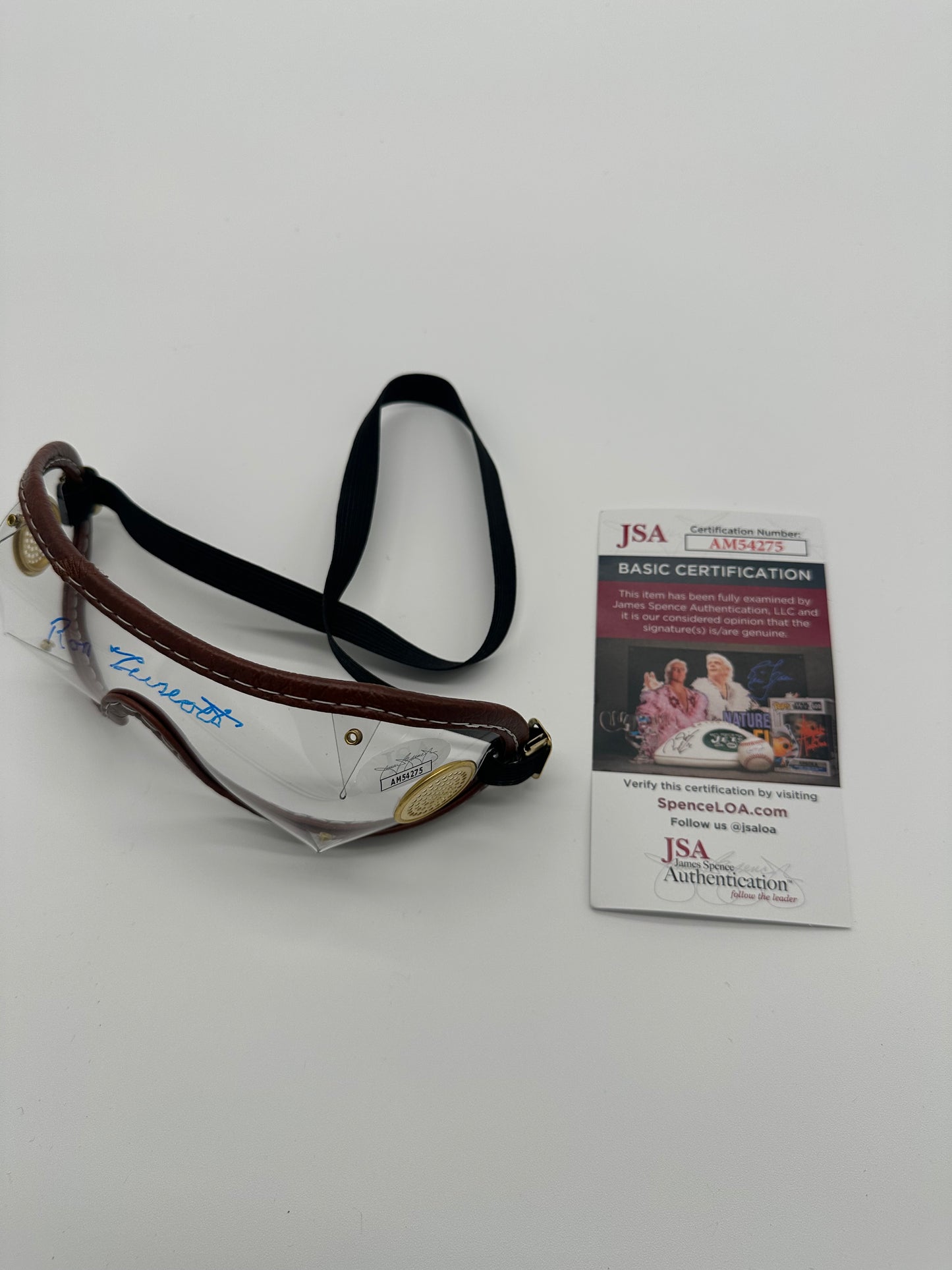 Ron Turcotte Signed Jockey Goggles (JSA)