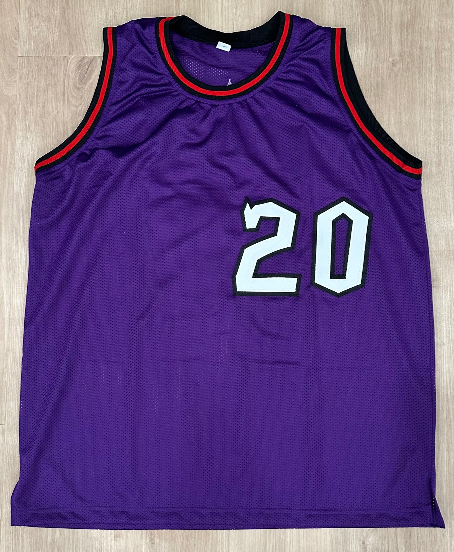 Damon Stoudamire Signed Jersey (Beckett) Toronto Raptors