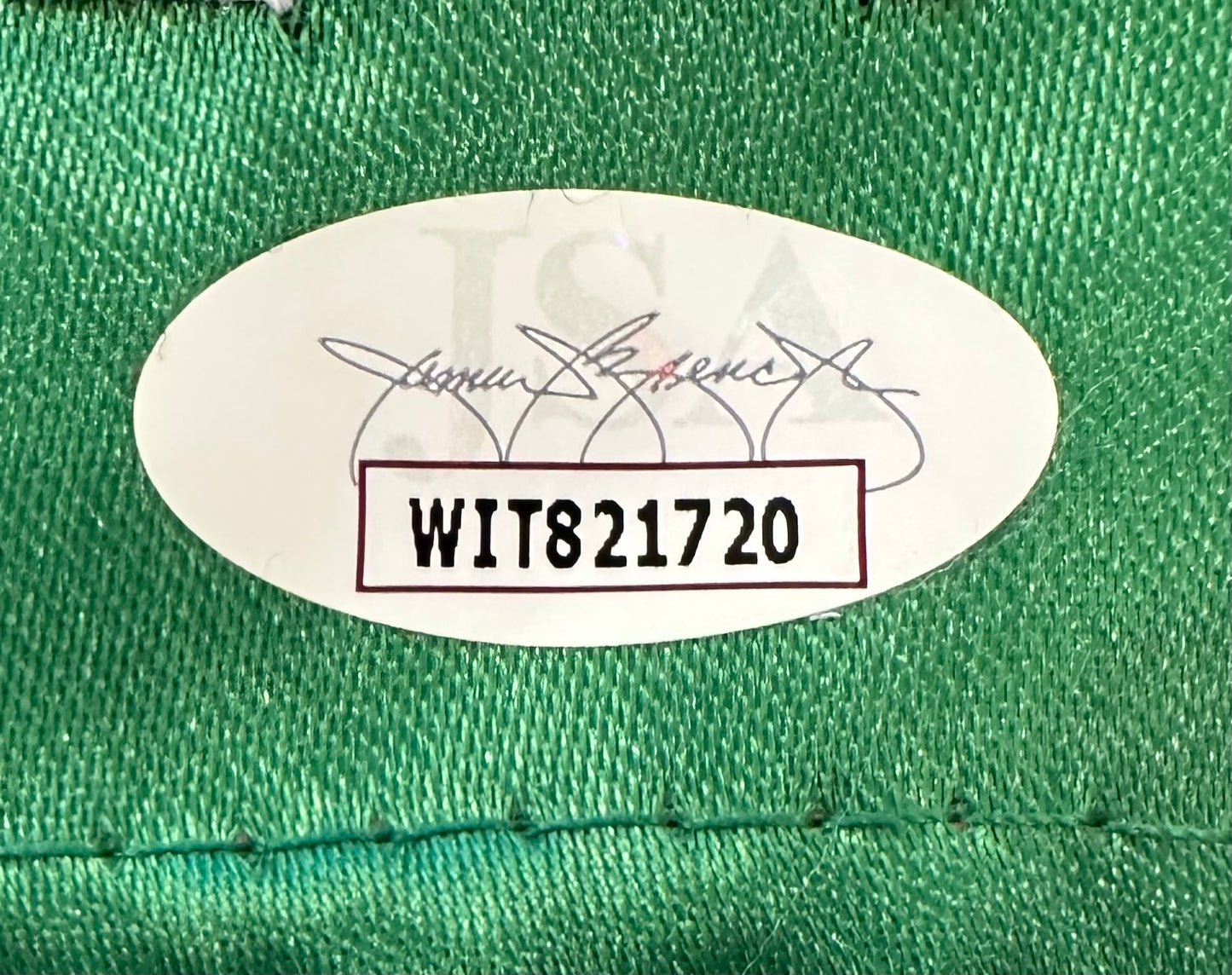 Ray "Boom Boom" Mancini Signed (JSA) Boxing Trunks - JSA Witnessed