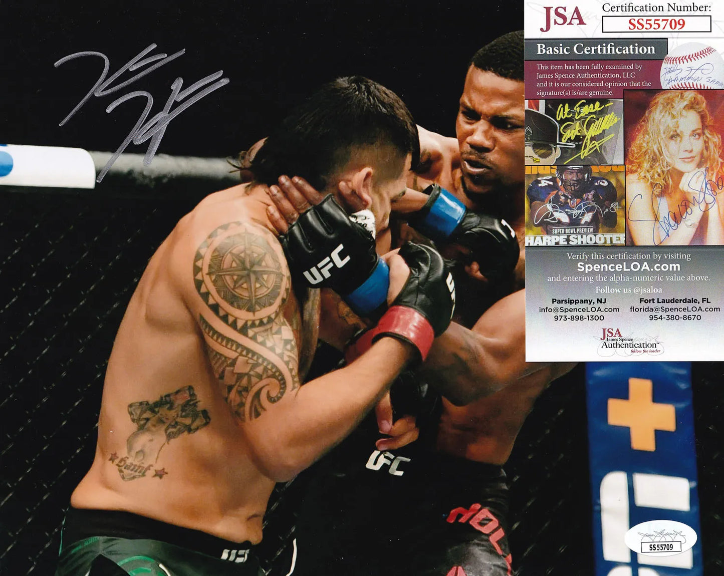 Kevin Holland Signed UFC 8×10 Photo (JSA COA)