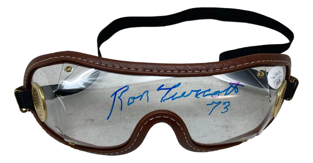 Ron Turcotte Signed Jockey Goggles Inscribed "73" (JSA)