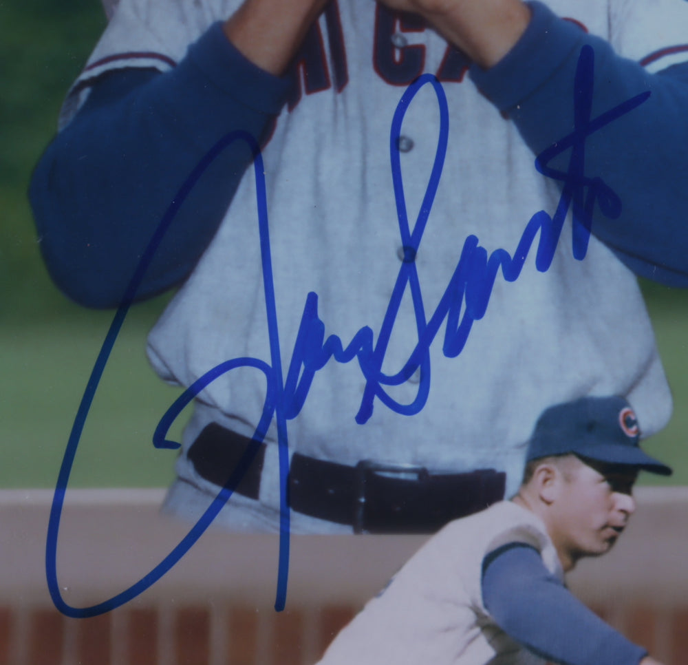 Ron Santo Signed Cubs 8x10 Photo (BGS Encapsulated)