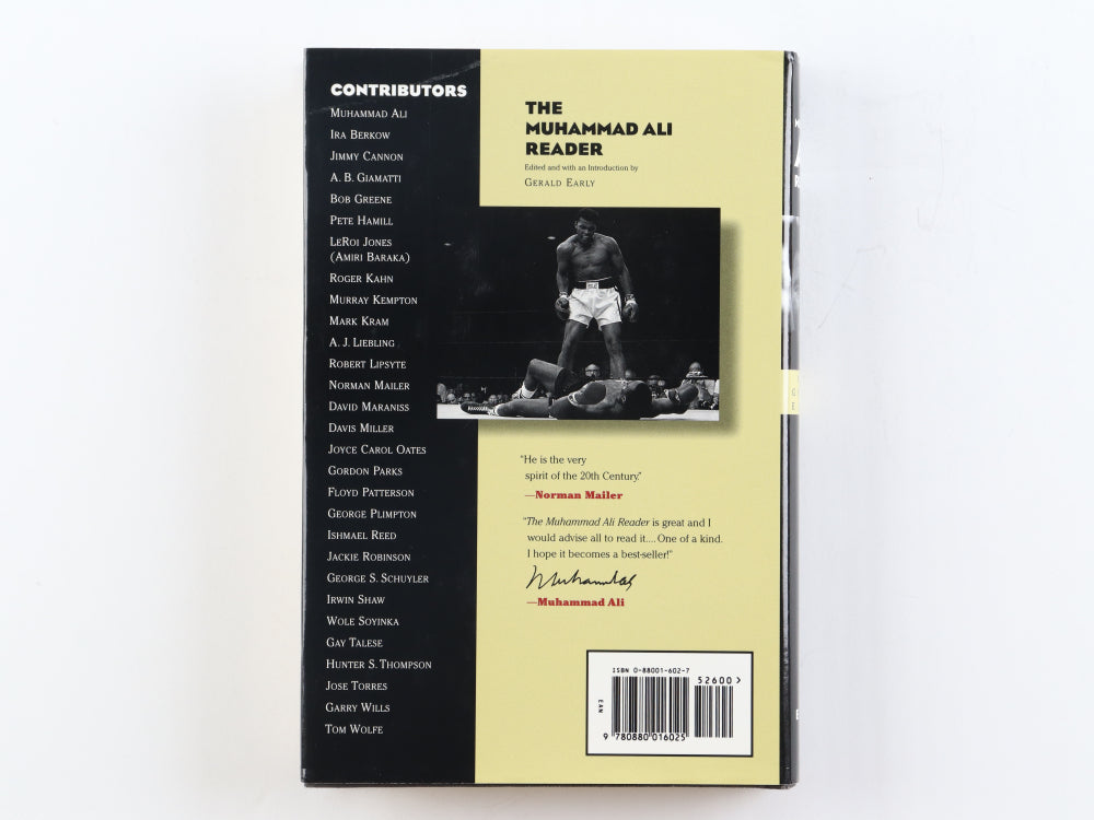 Muhammad Ali Signed (PSA) "The Muhammad Ali Reader" Hardcover Book