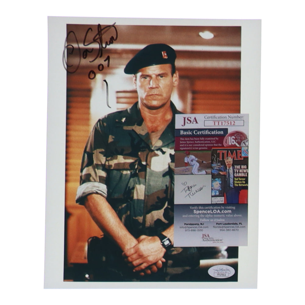 Don Stroud Signed (JSA) "Licence To Kill" 8x10 Photo Inscribed "007" - Colonel Heller