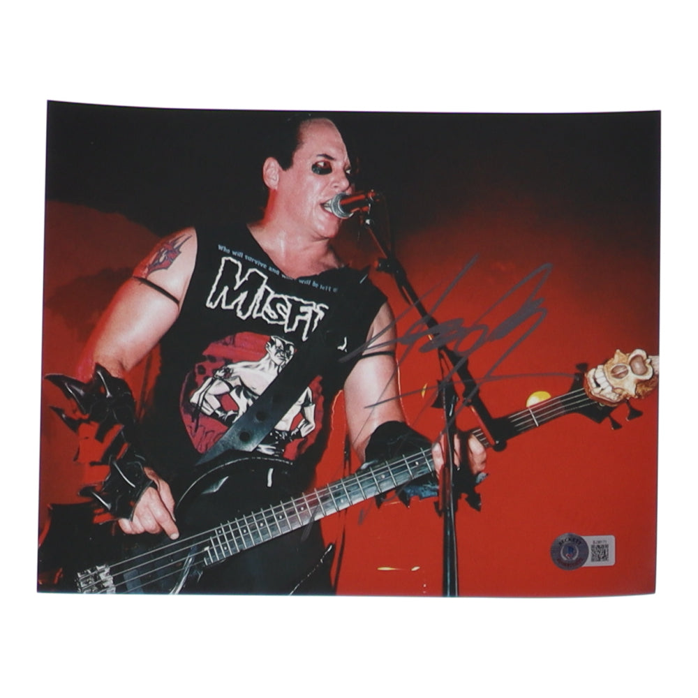 Jerry Only Signed "Misfits" 8x10 Photo (Beckett)