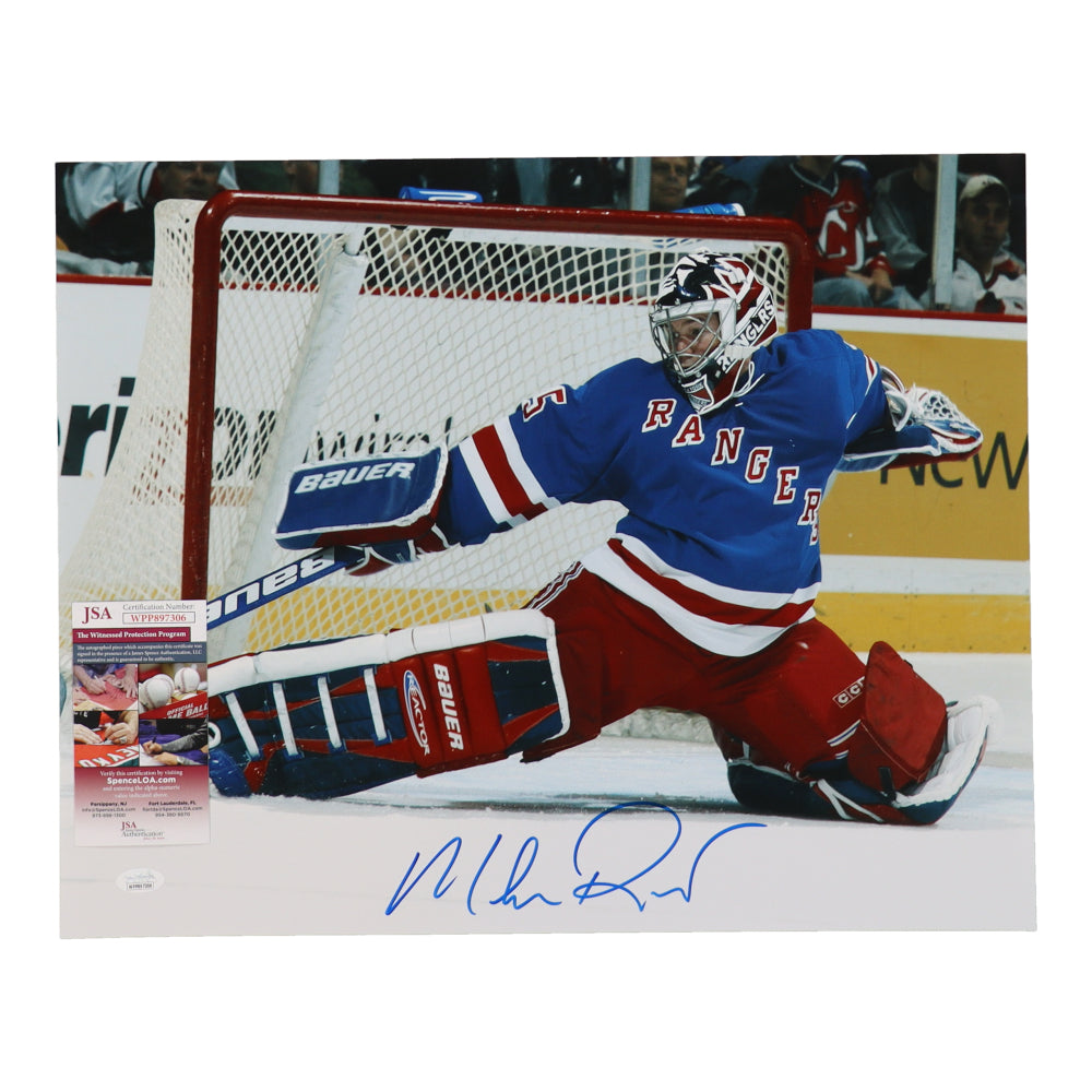 Mike Richter Signed (JSA) Rangers 16x20 Photo - JSA Witnessed