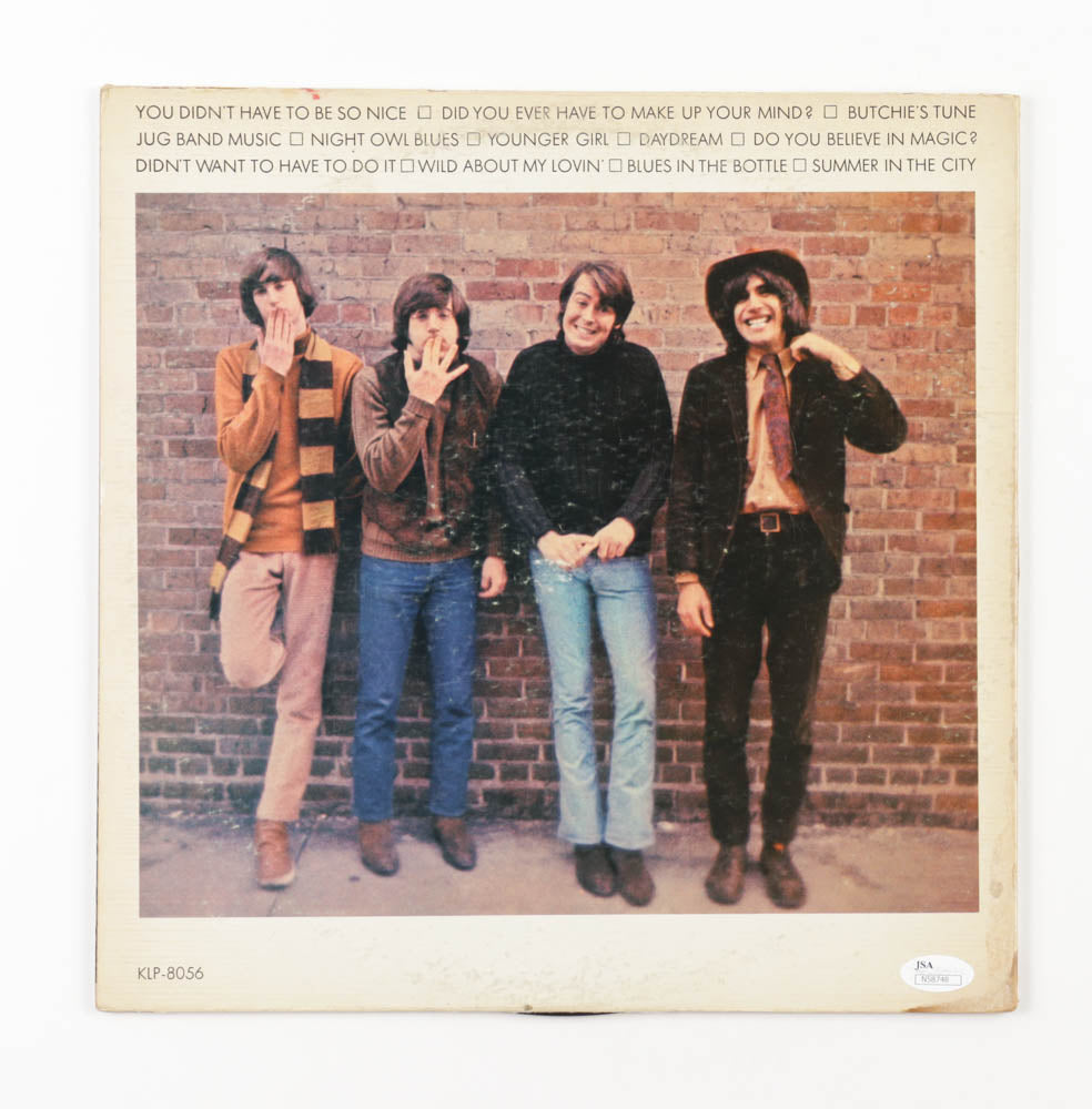 Multi-Signed "The Best of the Lovin' Spoonful" Record Album Signed (JSA) by (4) with John Sebastian, Steve Boone, Joe Butler & Jerry Yester