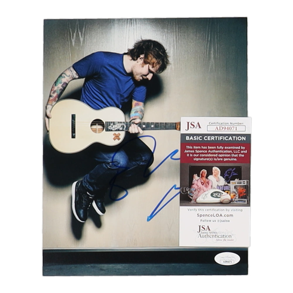 Ed Sheeran Signed 8x10 Photo (JSA)