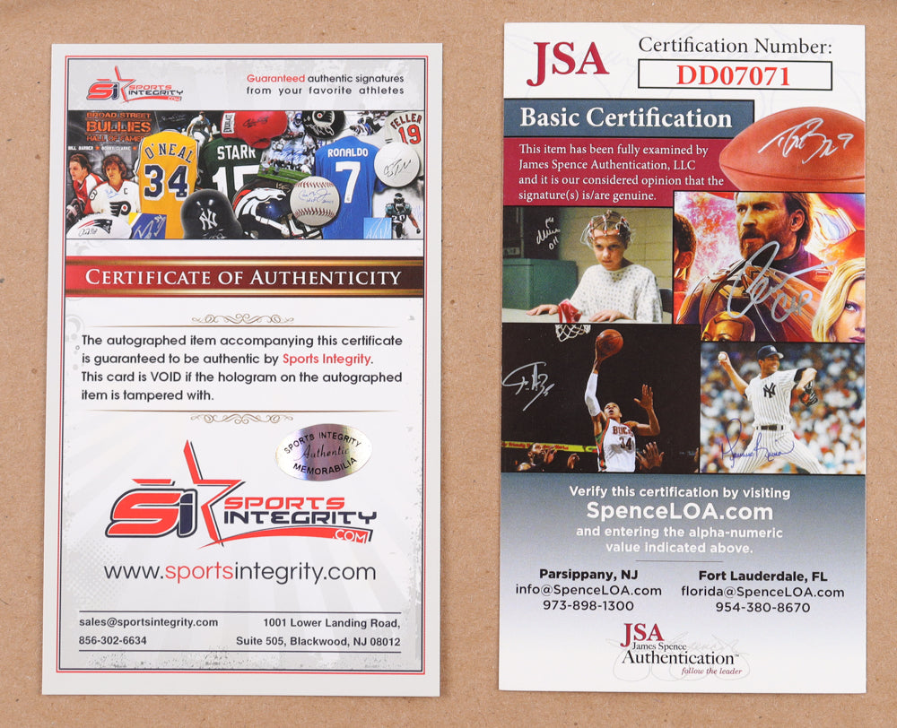 Mike Smith Signed Custom Framed Photo Display (JSA & Sports Integrity)