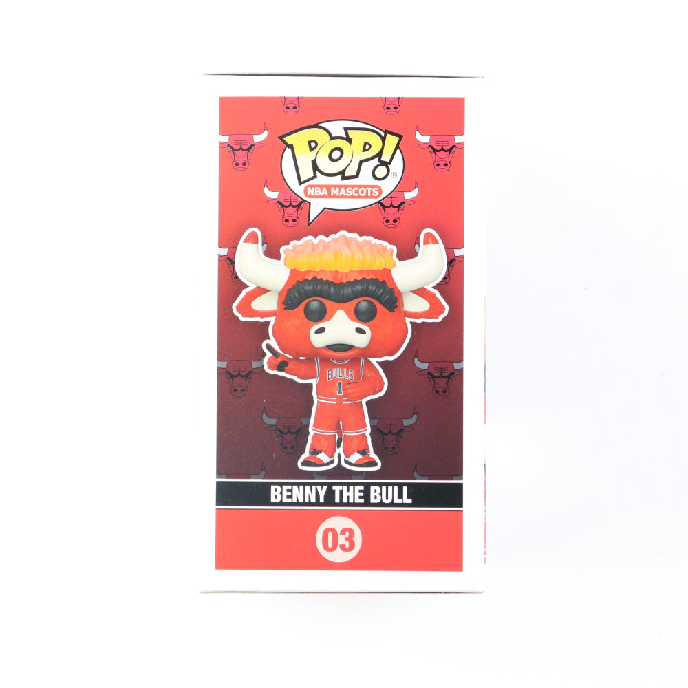 Horace Grant Signed (JSA) Bulls #03 Benny The Bull Funko Pop! Vinyl Figure - JSA Witnessed
