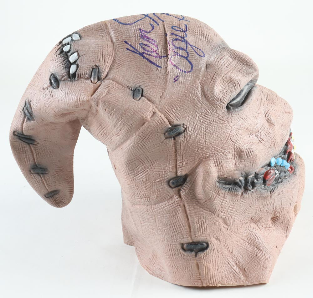 Ken Page Signed (Beckett) "The Nightmare Before Christmas" Oogie Boogie Mask Inscribed "'Oogie Boogie'"