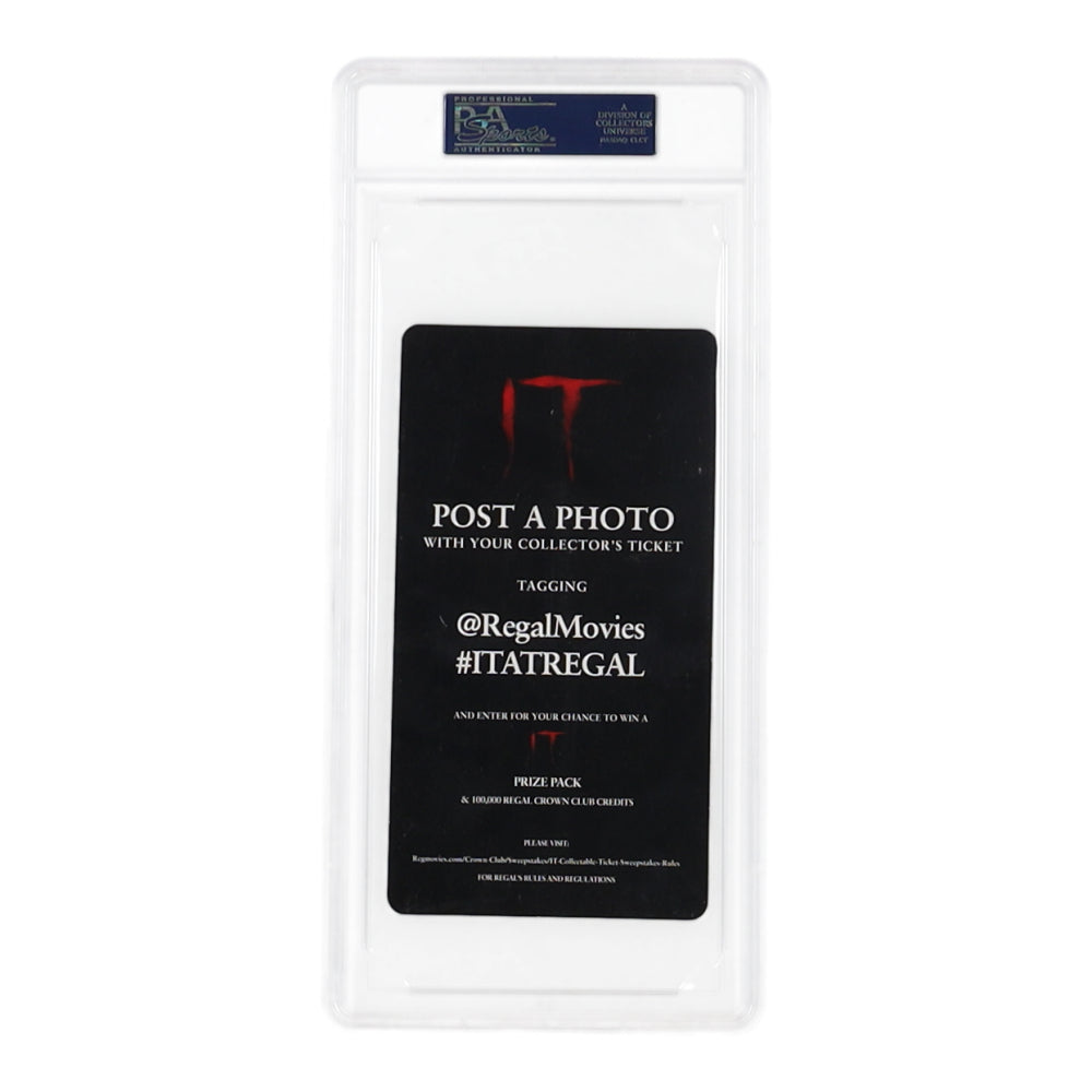 Andy Muschietti Signed LE "IT" Collectible Ticket (PSA) - Limited Edition