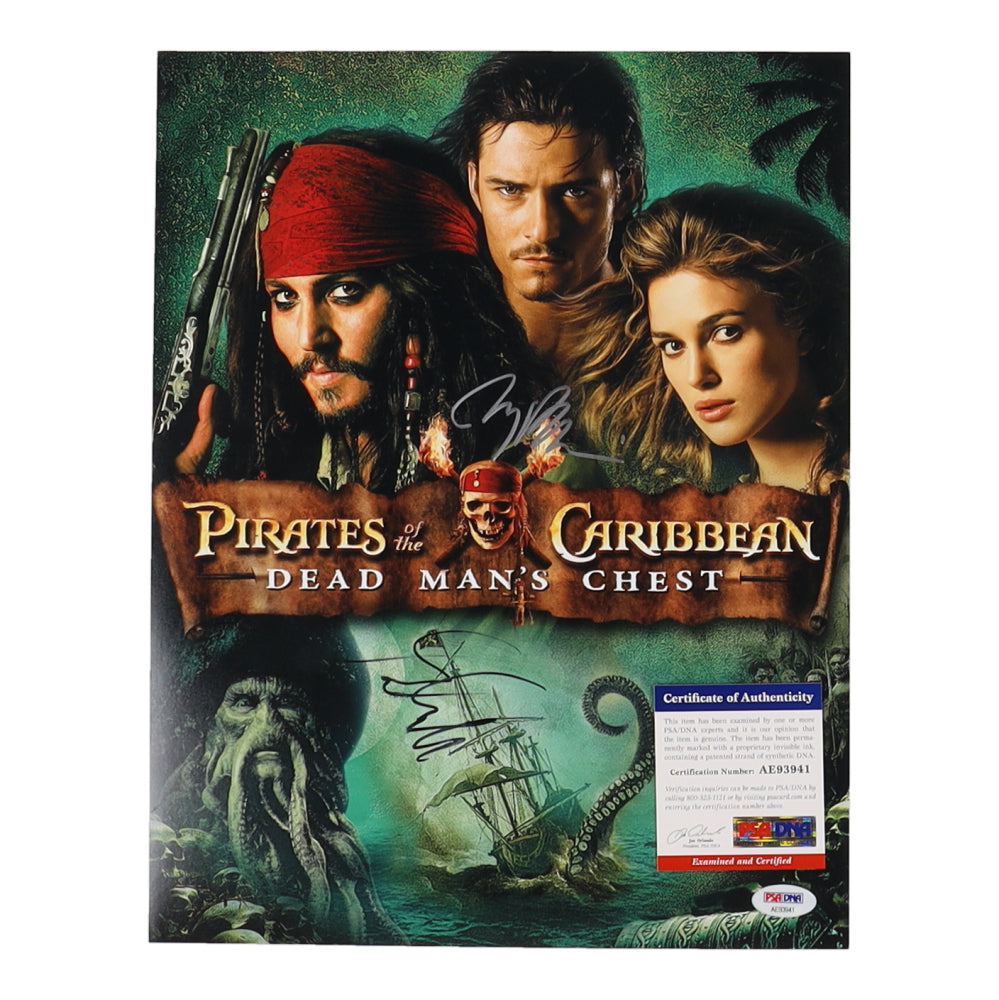 Jerry Bruckheimer & Gore Verbinski Signed (PSA) "Pirates of the Caribbean: Dead Man's Chest" 11x14 Photo