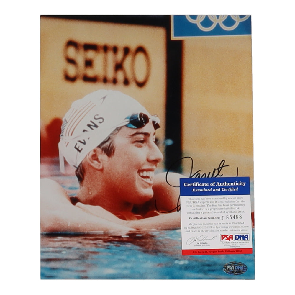 Janet Evans Signed Team USA 8x10 Photo (PSA)