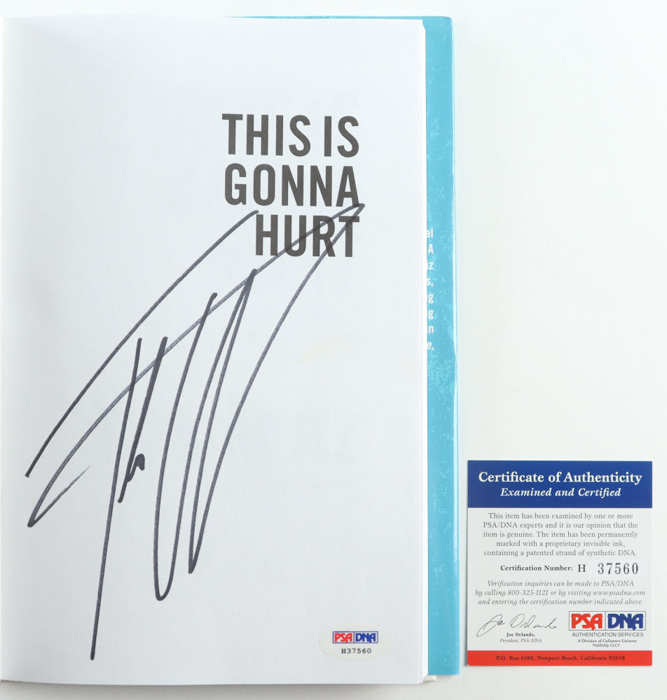 Tito Ortiz Signed (PSA) "This is Gonna Hurt" Hardcover Book
