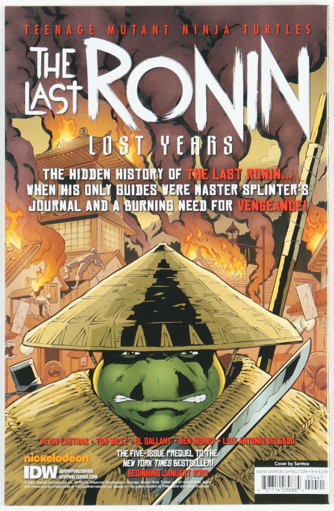 Kevin Eastman Signed "Teenage Mutant Ninja Turtles" Saturday Morning Adventures Cover RI Issue #4 IDW Comic Book (PA) - Co-Creator of "Teenage Mutant Ninja Turtles"