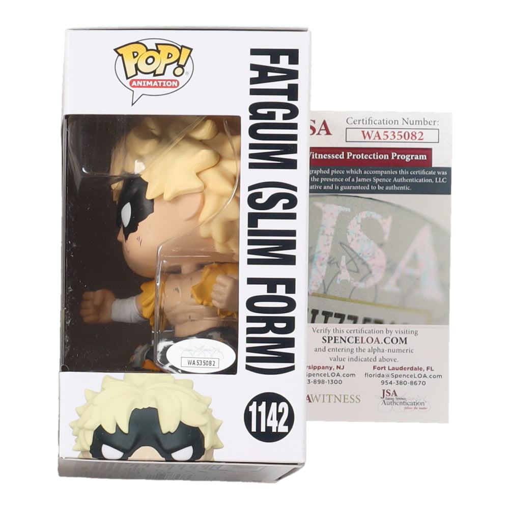 Kyle Hebert Signed "My Hero Academia" #1142 Fatgum (Slim Form) Funko Pop! Vinyl Figure (JSA) - JSA Witnessed