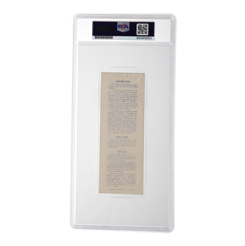 Reggie Jackson Signed 1977 World Series Game 3 Ticket Stub (PSA | Autograph Graded 10)