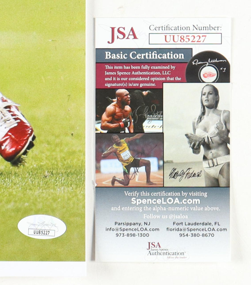 Roberto Carlos Signed 11x17 Photo (JSA)