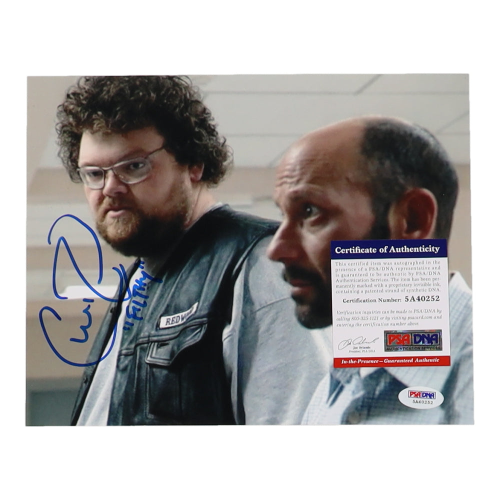 Chris Reed Signed (PSA) "Sons of Anarchy" 8x10 Photo Inscribed "Filthy" - Filthy Phil