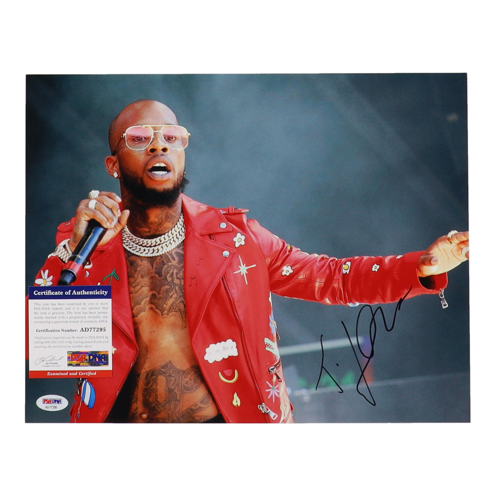 Tory Lanez Signed 11x14 Photo (PSA)